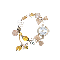 レディースシューズブランドmayla classicのブレスレット、レチュカ・リストオブジェ・クロノス カラーはハニー HN 指定なし 指定なし 指定なし