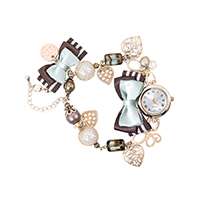 レディースシューズブランドmayla classicのブレスレット、クラプティーファ・リストオブジェ・クロノス カラーはミントチョコ MINCC 指定なし 指定なし 指定なし