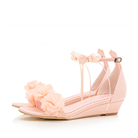 レディースシューズブランドmayla classicのサンダル、ハニエル カラーはローズエルフィン RSEL ヒール 3.5cm オープントゥ