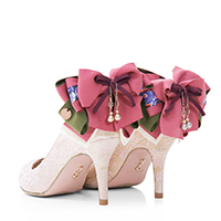 レディースシューズブランドmayla classicのパンプス、カグヤ カラーは紅梅 PK 指定なし 8.0cm ラウンドトゥ