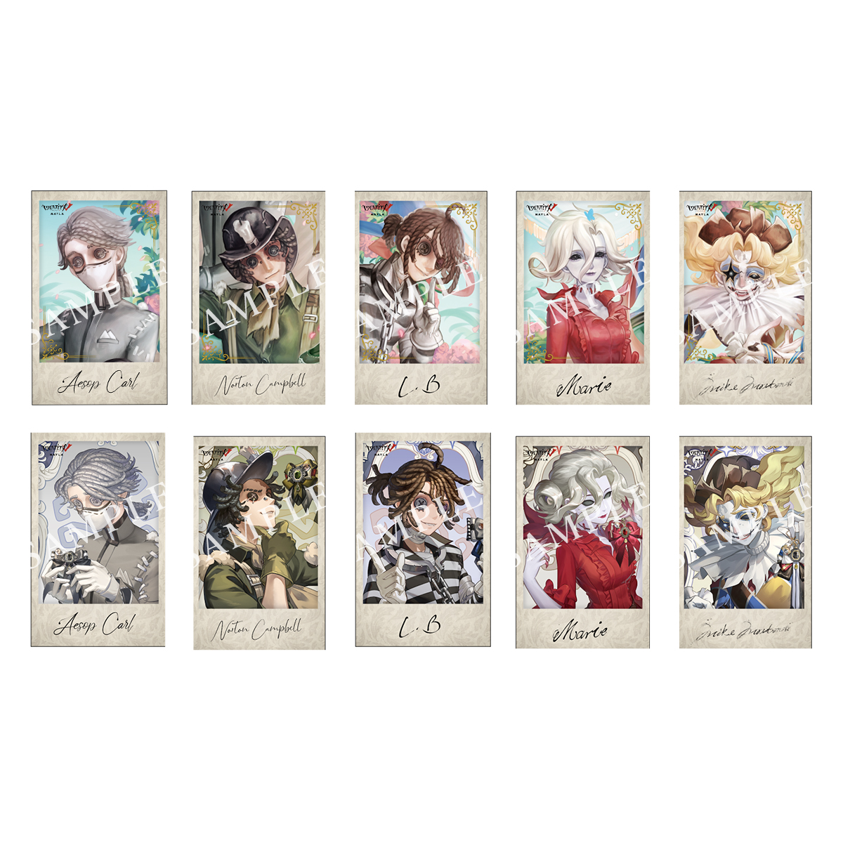 第五人格 アイコニック トレーディング カード 1.5